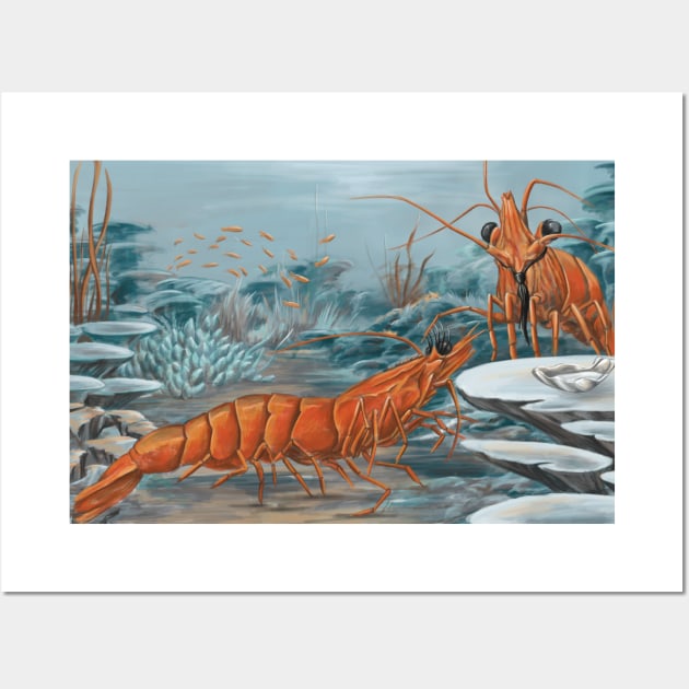 Shrimp date Wall Art by Anilia